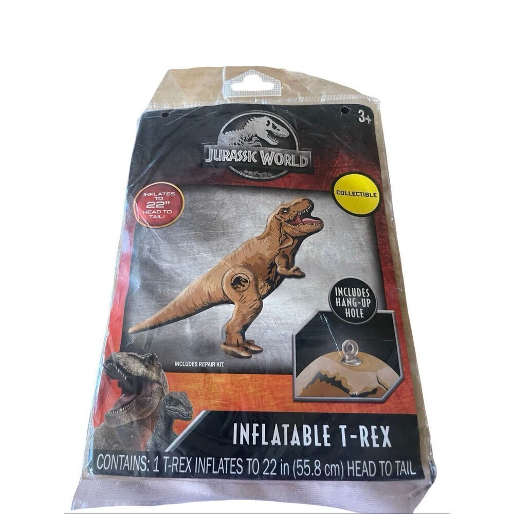 New Jurassic World Brown Halloween  T-Rex Inflatable Toy